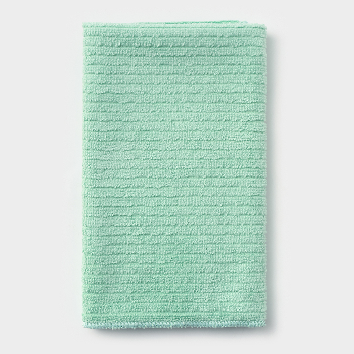 Тряпка для пола Доляна, 220 г/м?, 50x60 см, микрофибра, с оверлоком, цвет МИКС 9247625