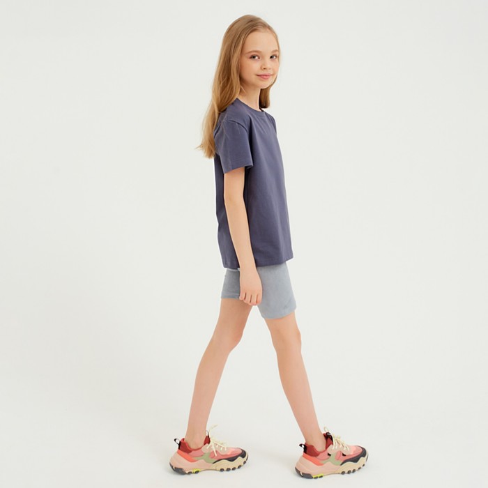 Велосипедки детские MINAKU: Casual Collection KIDS, цвет серый, рост 134 7660812