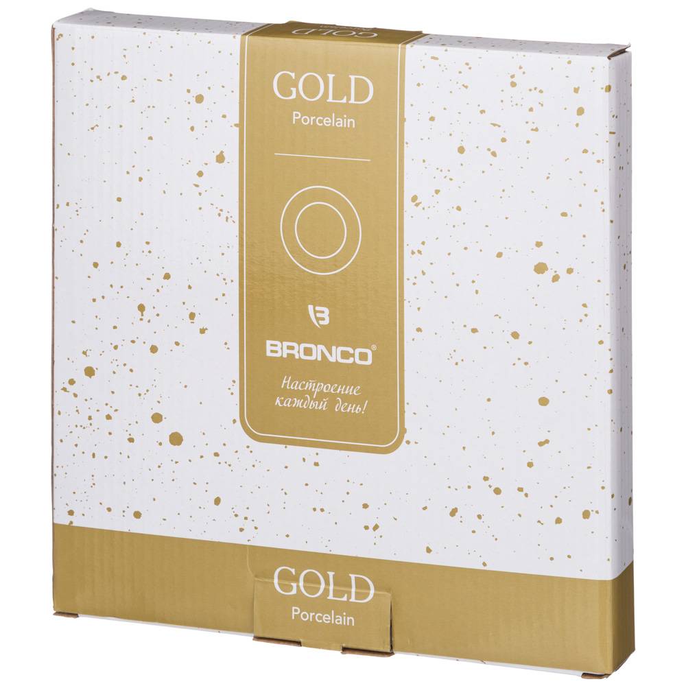 тарелка обеденная bronco gold 26 см 263-1080