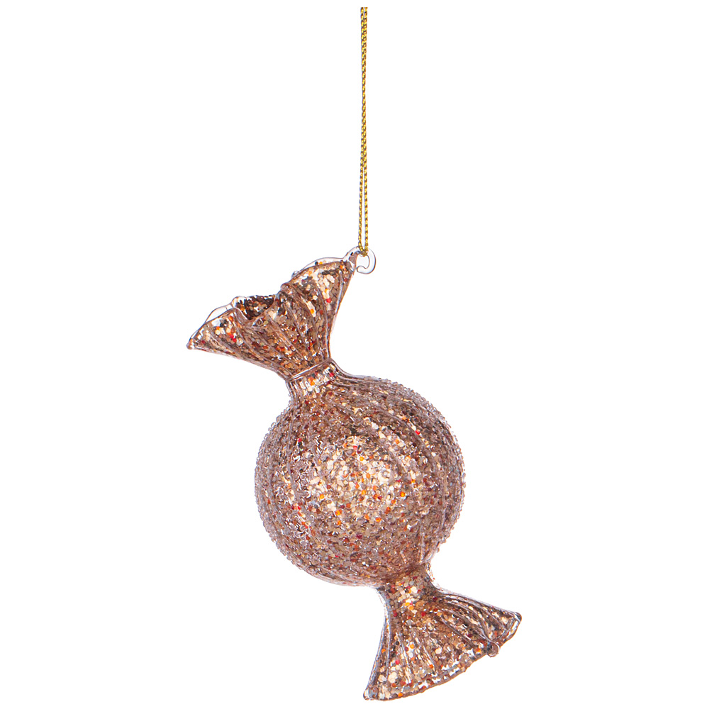 ЕЛОЧНАЯ ИГРУШКА КОНФЕТА 5X10CM  МАЛ. УП. = 6 ШТ. 862-460