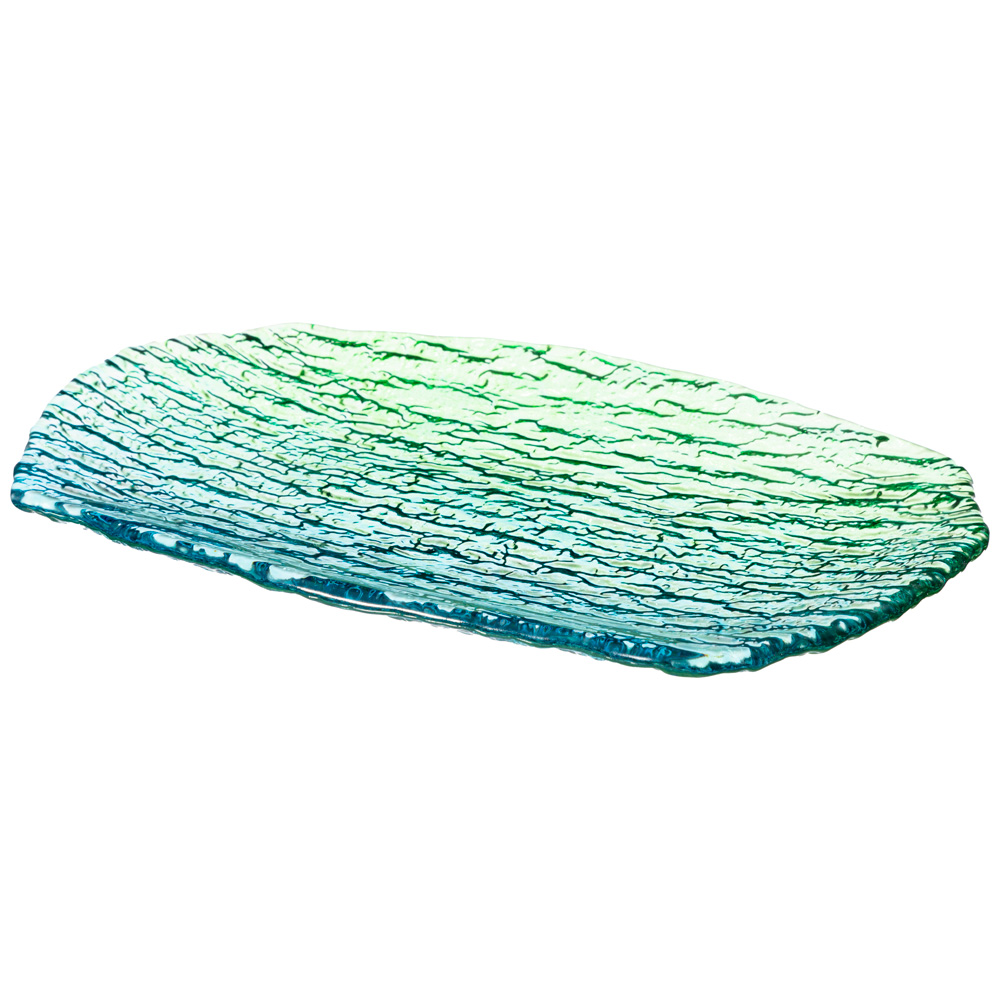 блюдо прямоугольное crystal colors 34,5x23,8x3,2 cм 332-072