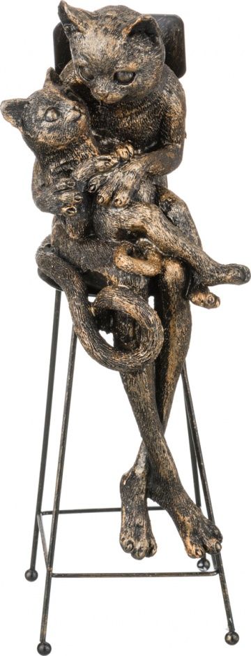 фигурка кошка 27,5х8х12 см серия bronze classic 146-623