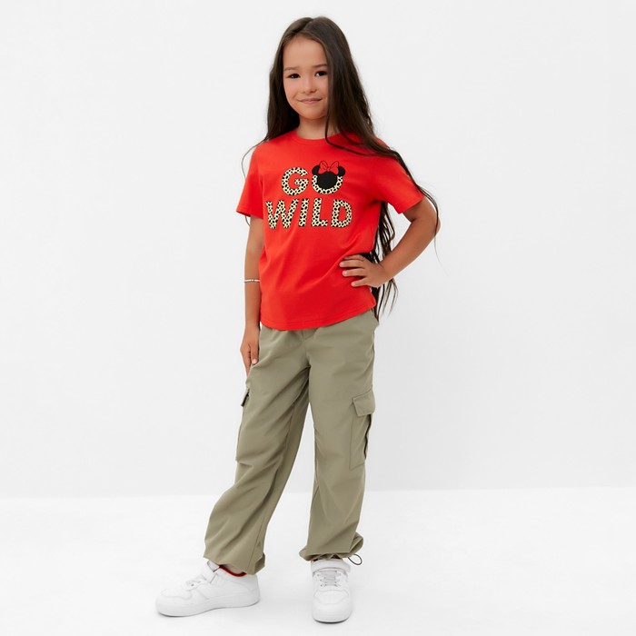 Футболка детская Go wild Минни Маус, рост 86-92, красный 7151403