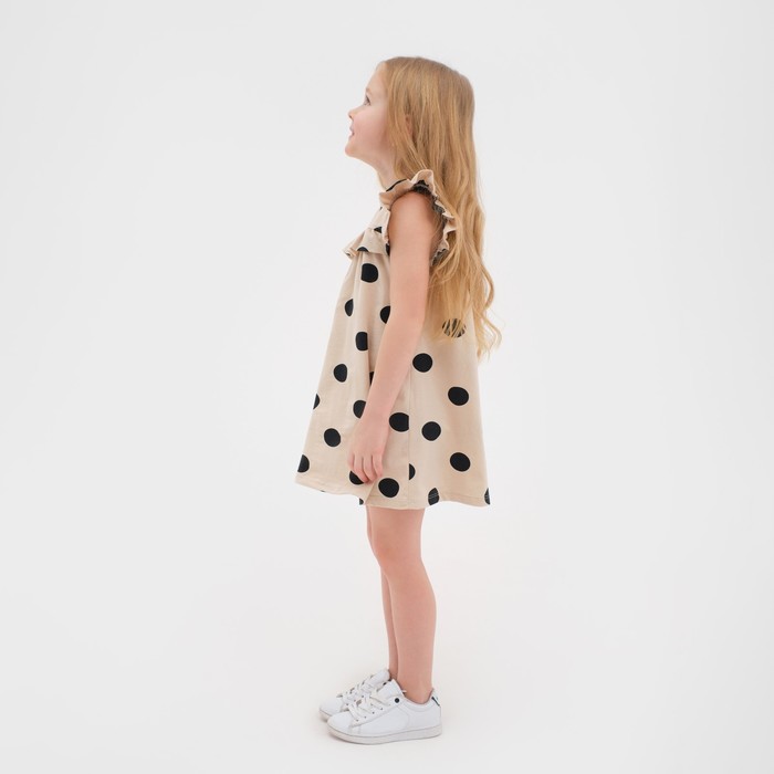 Платье для девочки KAFTAN Kitten р.32 (110-116), бежевый 4831816
