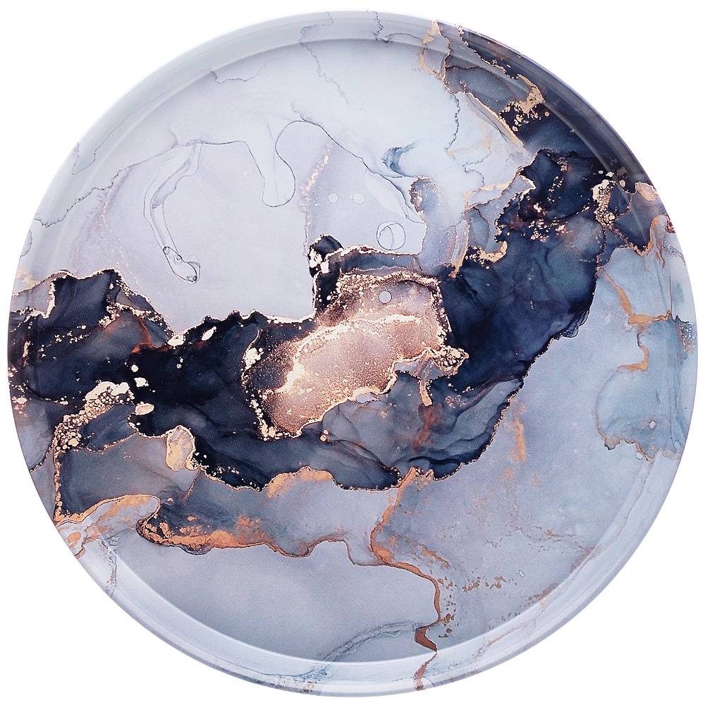 поднос сервировочный agness серия fantasy 33х2,1 см 898-030