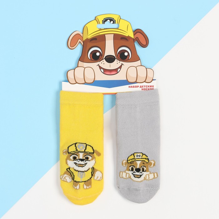 Набор носков Крепыш PAW PATROL, 2 пары, 14-16 см 9543700