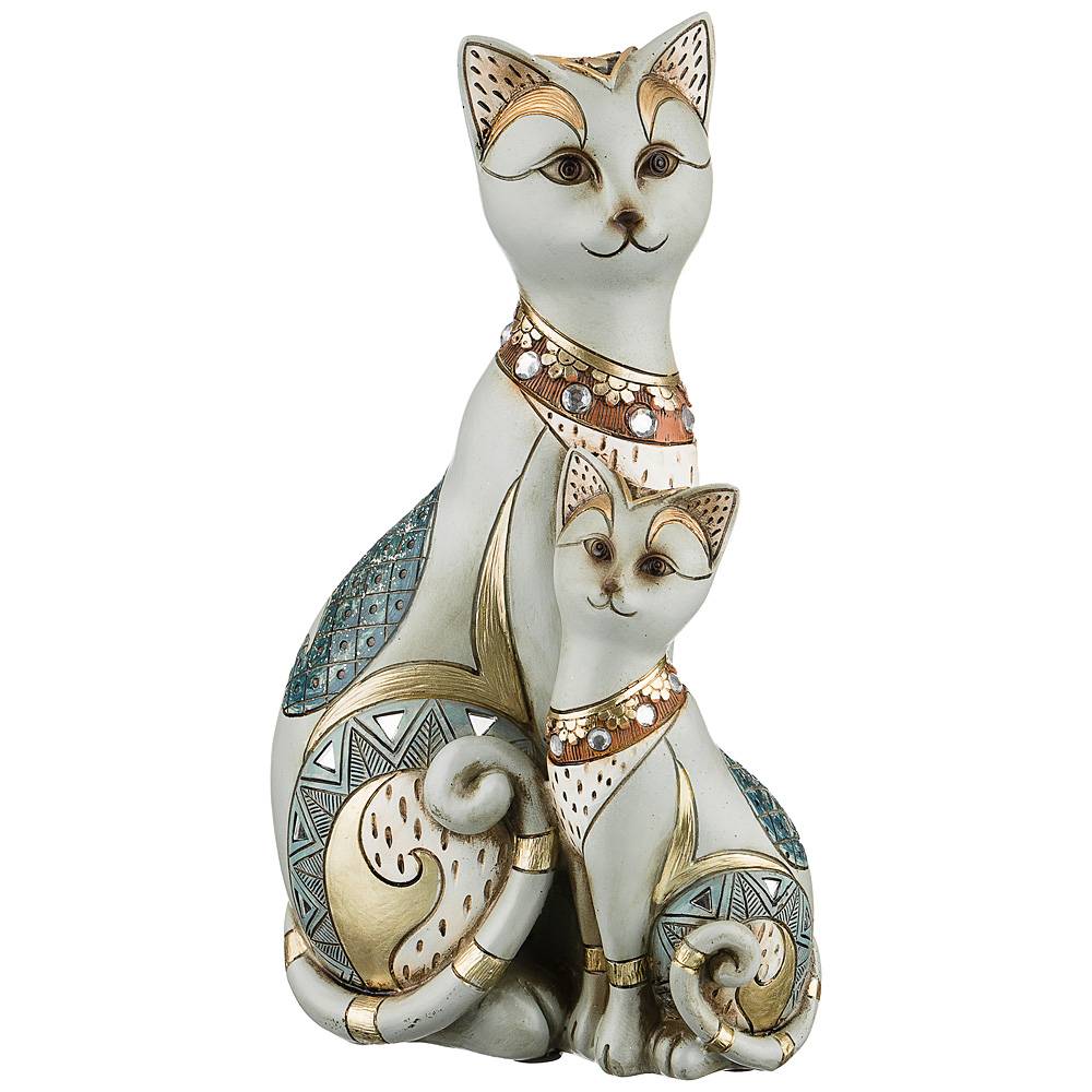 фигурка кошки 15,5х9,5х28 см коллекция чарруа 79-124