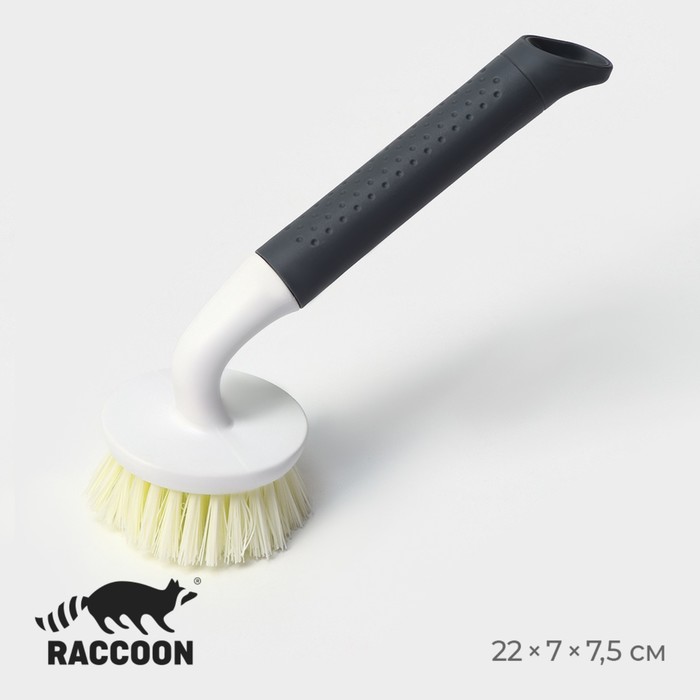 Щётка для мытья посуды Raccoon Breeze, удобная ручка, 21x7,5 см, ворс 2,5 см 10069638