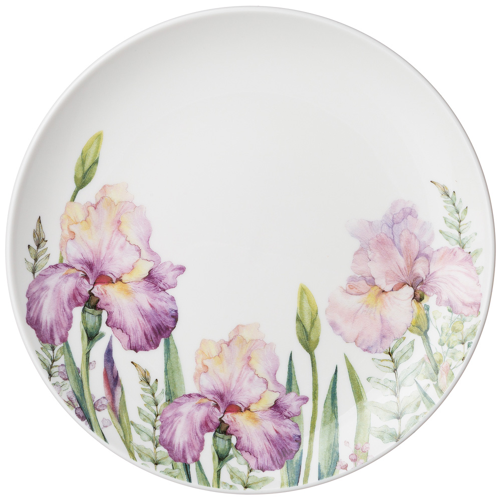 набор тарелок закусочных lefard irises 2 шт 20,5 см 410-148