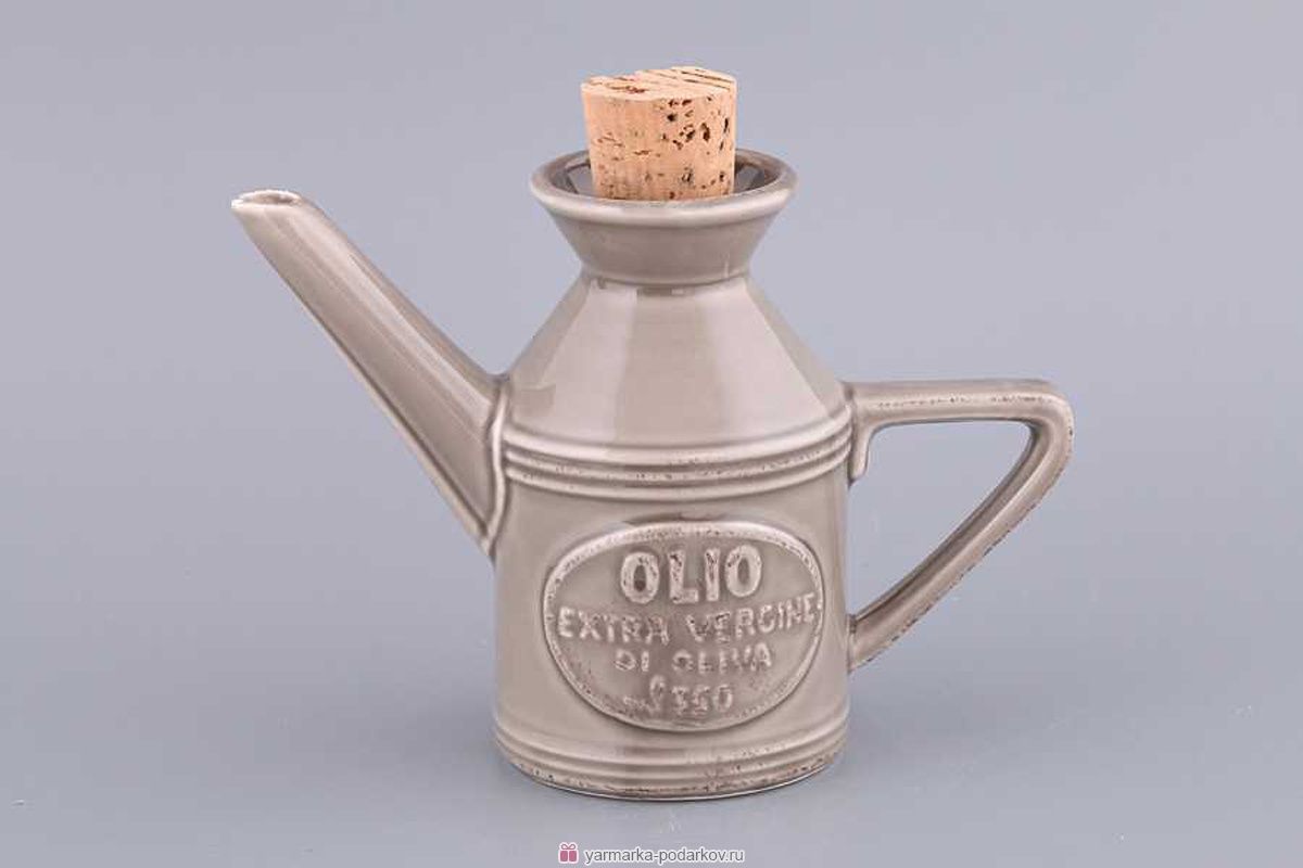 бутылка для масла серая 500 мл 661-507 бутылка для масла материал керамика производства италия, купить с доставкой по низкой цене за 1050 руб.