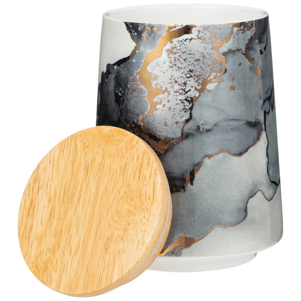 банка с дерев.крышкой lefard moon art 650мл 10,5х14см 42-392