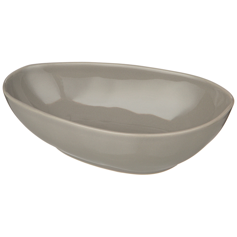 салатник bronco meadow 22,5х16 см 800 мл серый 474-148
