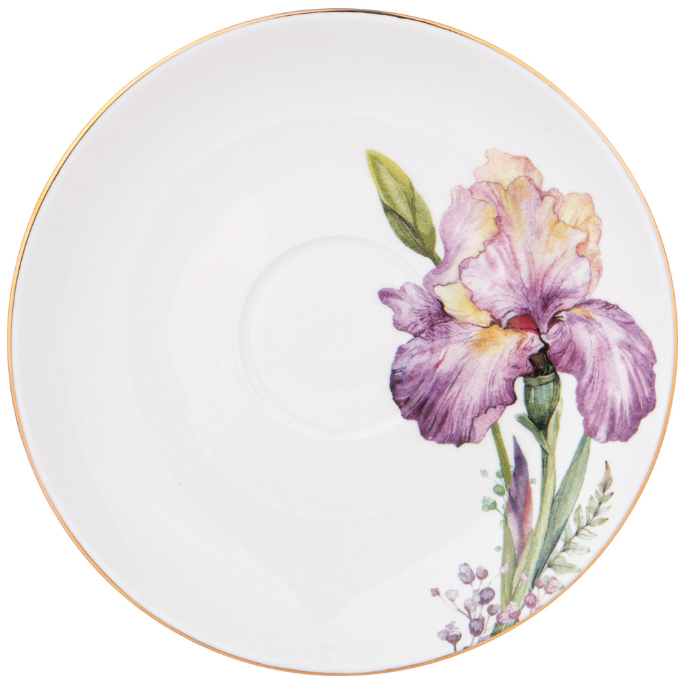 чайный набор lefard irises на 6 пер. 12 пр. 280 мл 590-336