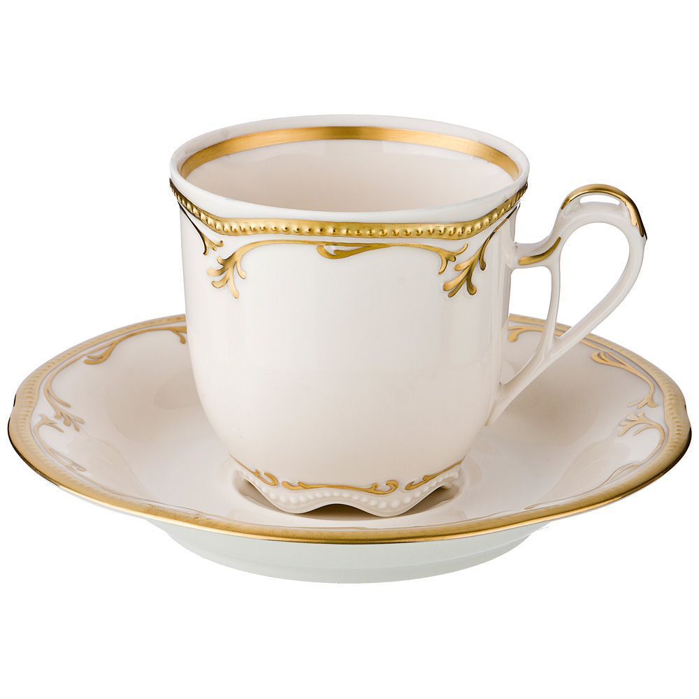 чайный набор на 1 персону 2 пр. RUBin cream 210 мл 662-675