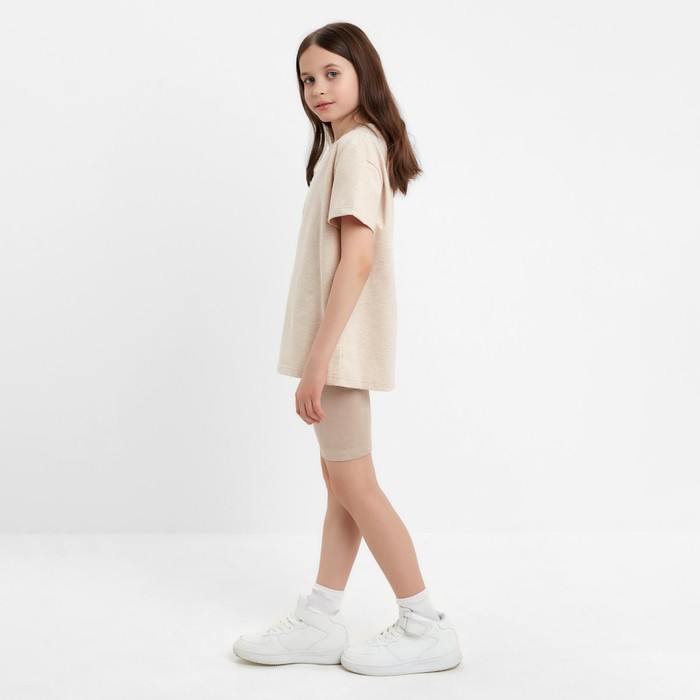 Велосипедки детские MINAKU: Casual Collection KIDS цвет грязно-розовый, рост 146 7576111