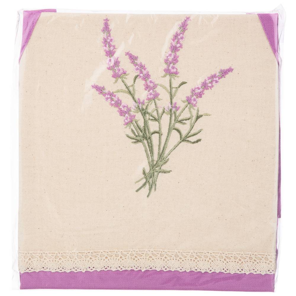 фартук lavender,100 проц х/б, лиловый\бежевый, 850-605-32