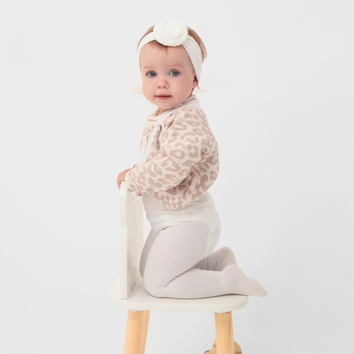 Джемпер вязаный Крошка Я Leo Baby рост 68-74 см 9735276