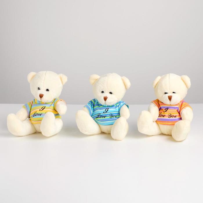 Мягкая игрушка «Мишка в футболке», цвета МИКС 5013229