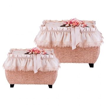 набор корзин из 2 шт 72х38х50/55х30х40 см 294-516