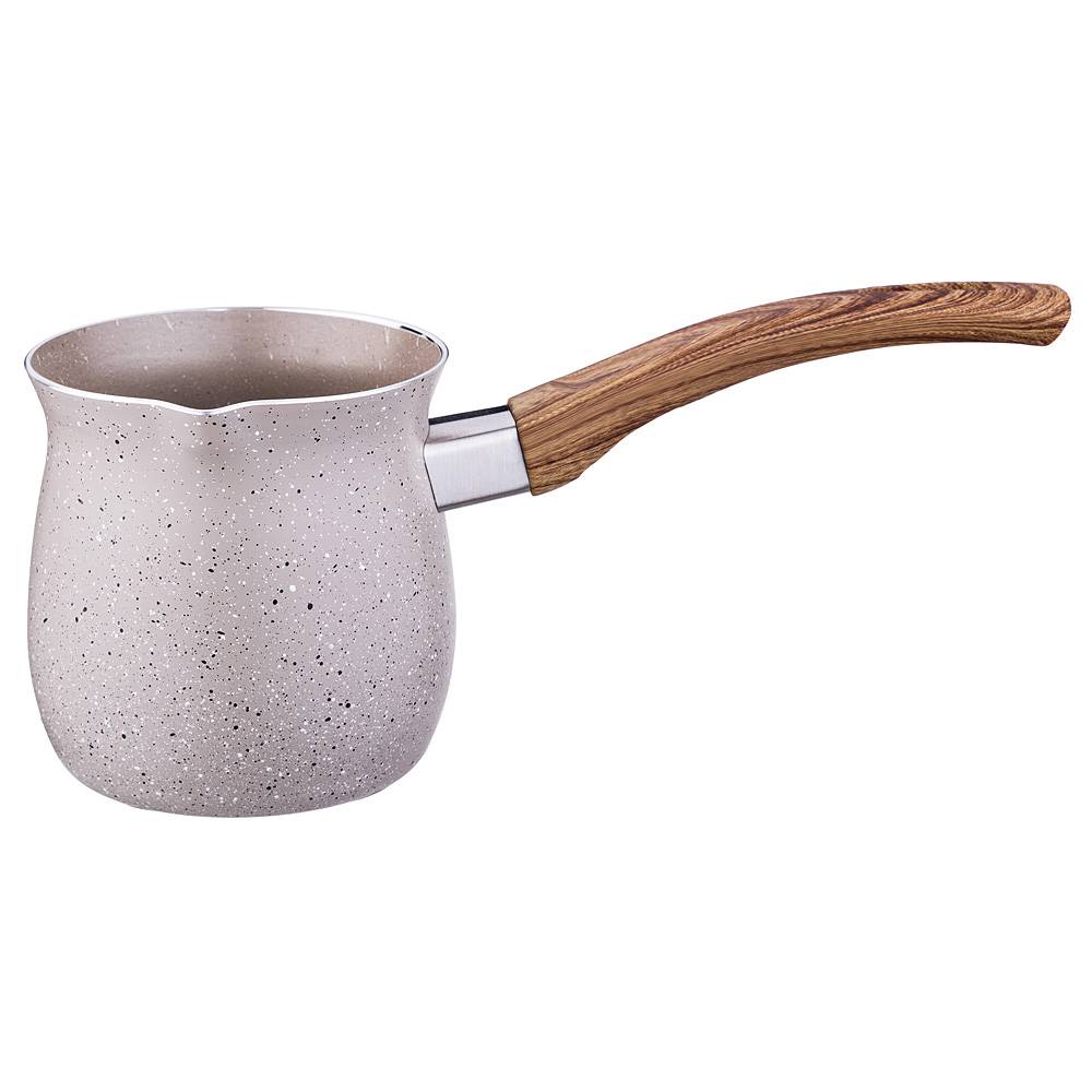 турка agnessарктик с антипр.мрамор. покрытием и ручкой soft touch 450 мл без упак 906-213 Турка цвет бежевый материал алюминий пресованный производства китай бренд agness общий вес 0,17 кг, купить с доставкой по низкой цене за 695 руб.