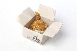 фигурка кошка 9,5х7х5 см 450-534