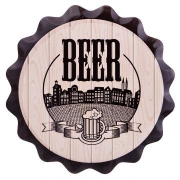 подставка под пивную кружку beer 11 см 229-373