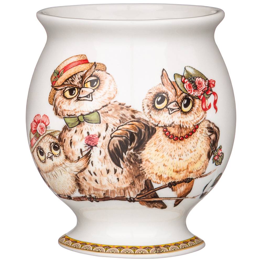 подставка под чайные ложки lefard owls party 9 см 415-2175