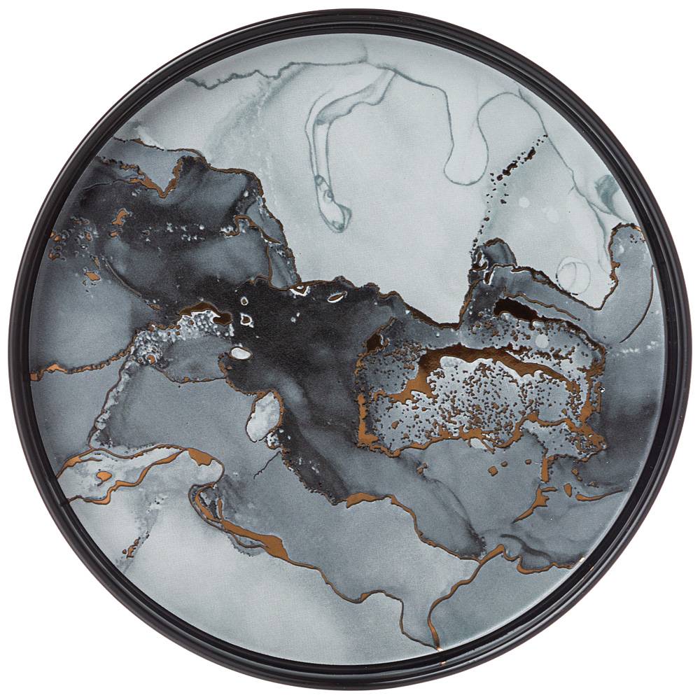 тарелка закусочная lefard moon art 20,5см черный 42-398-1
