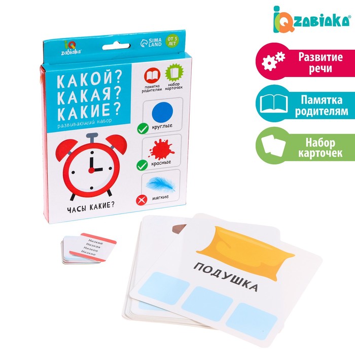 Развивающий набор «Какой? Какая? Какие?» 7690568