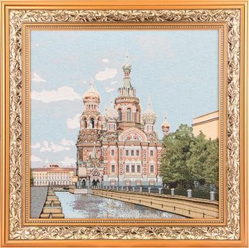 гобеленовая картина спас-на-крови 62х62см 404-1241-83
