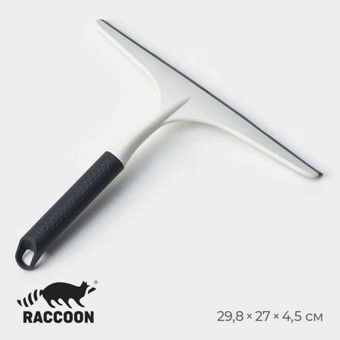 Водосгон для окон и зеркал Raccoon Breeze, удобная ручка, 29,5x27 см 10069644