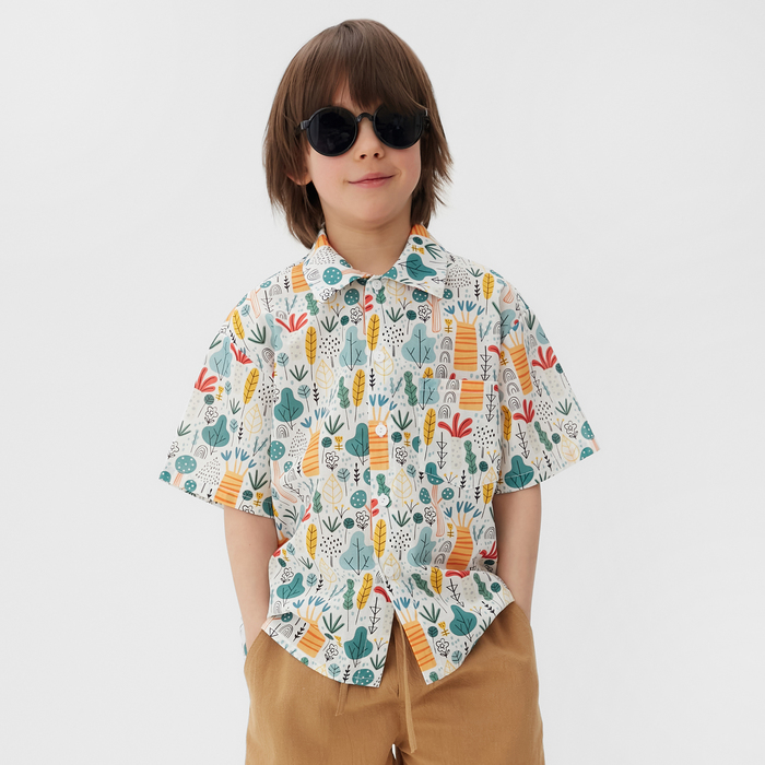 Рубашка для мальчика KAFTAN Лес, р.30 (98-104) 10331648