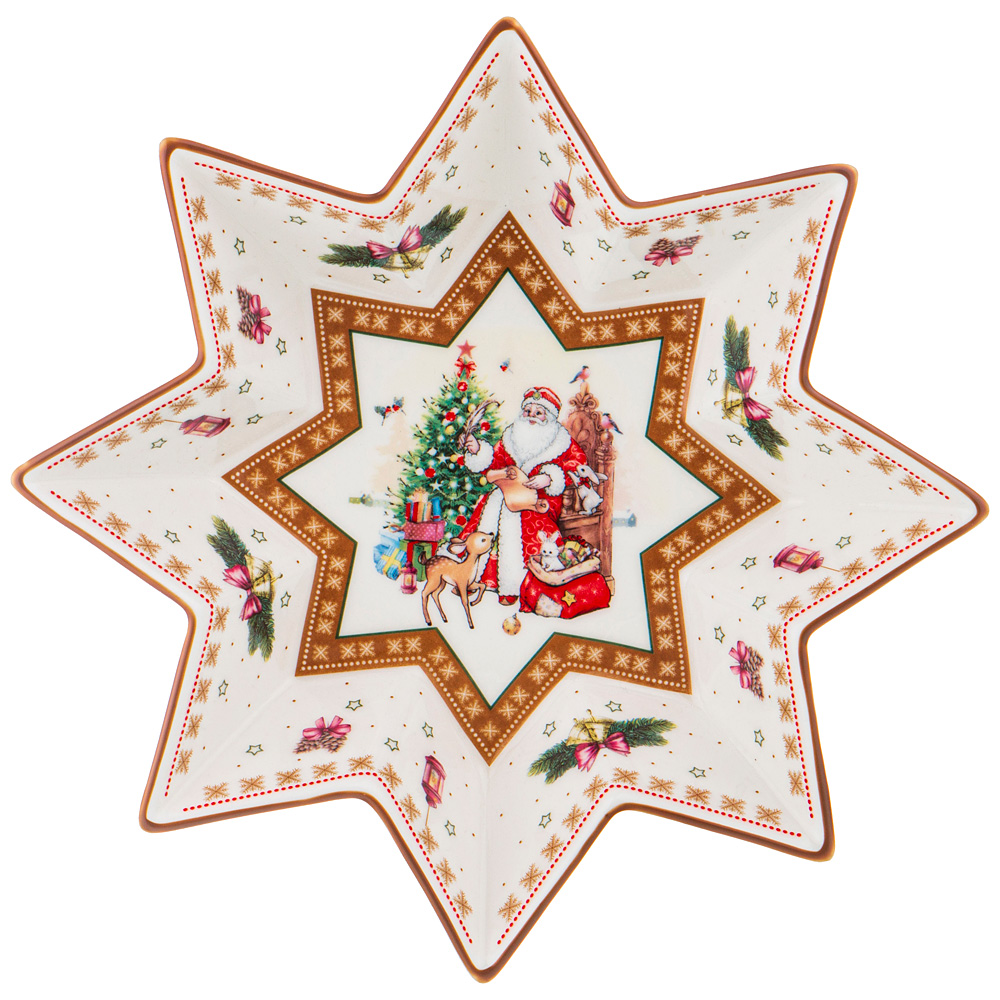 салатник christmas collection диаметр 25,5 см высота 5 см 586-448