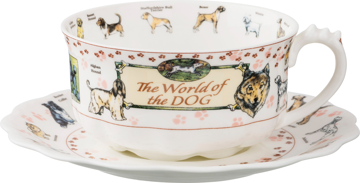 чайный набор на 1 персону 2 пр. the world of the dog 375 мл 264-814 Чайная пара объемом 375 мл материал фарфор производства китай бренд lefard общий вес 0,38 кг, купить с доставкой по низкой цене за 882 руб.