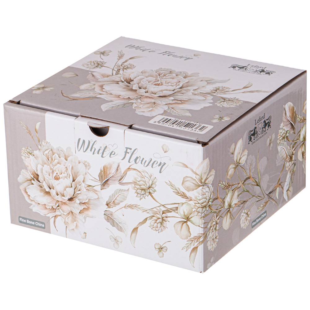 чайная пара lefard white flower 330 мл серая 415-2136