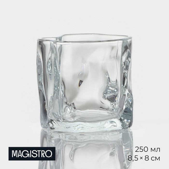 Стакан стеклянный Magistro IceBar. Ice, 250 мл 9078454