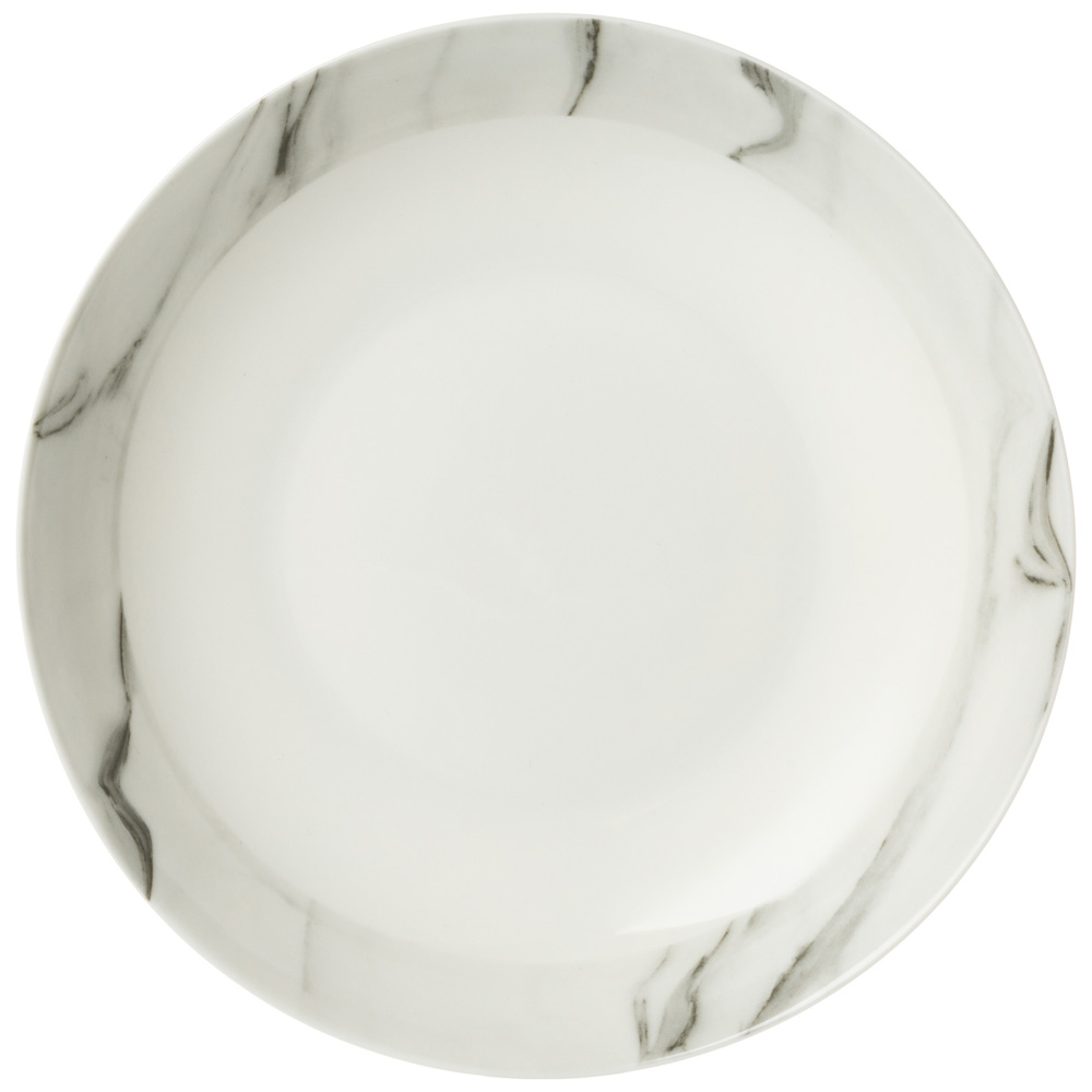 салатник lefard bianco marble 20,5х3,5см 700мл 87-266