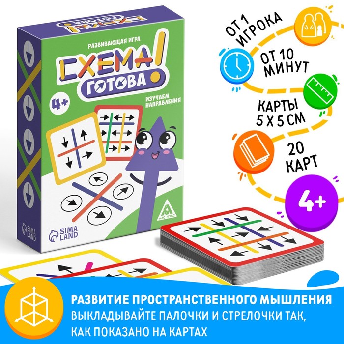 Настольная игра «Схема готова», 4+ 7881314