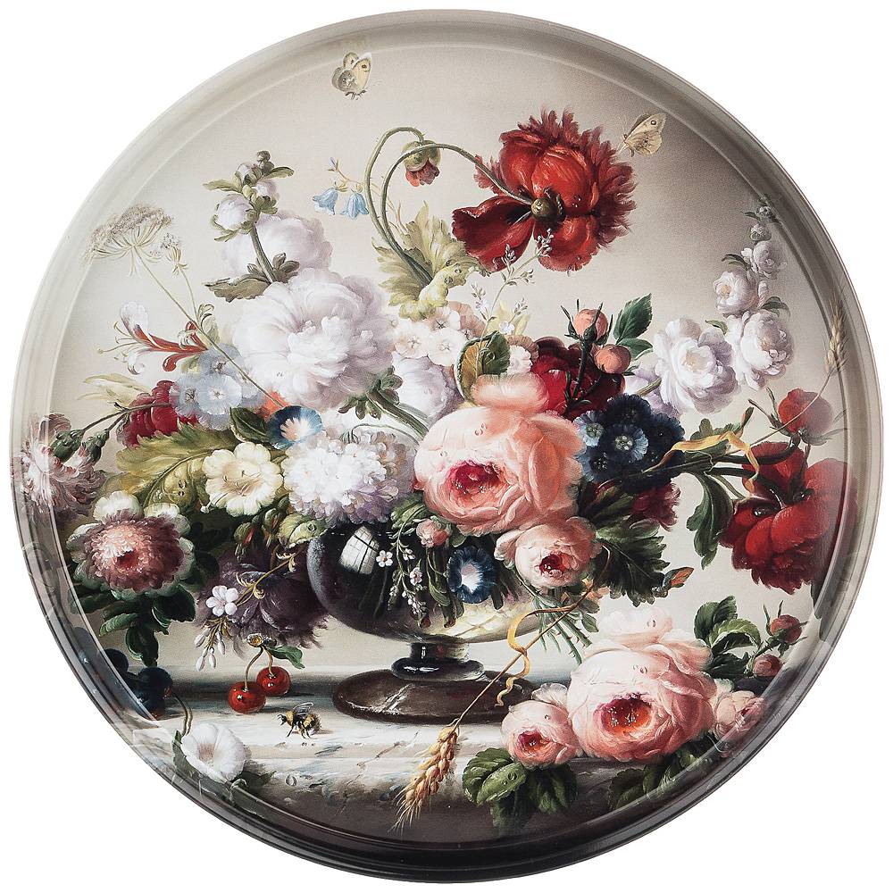 поднос сервировочный agness still life 33х2,1 см 898-014