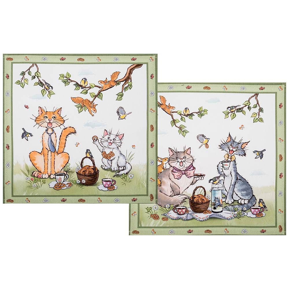 набор салфеток из 2-х штпальчики оближешь,40х40см, 100 проц хлопок, твил 850-724-8