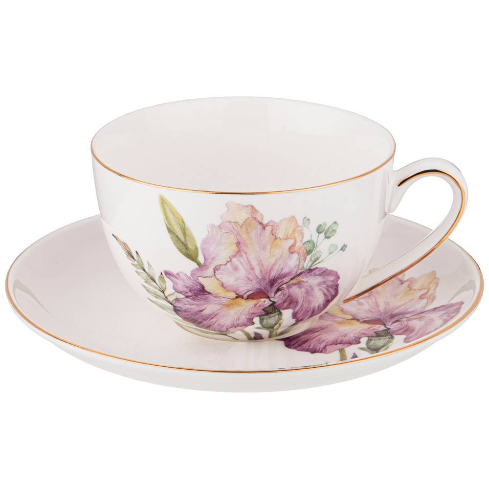 чайный набор lefard irises на 2 пер. 4 пр. 280 мл 590-334