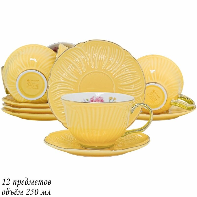 Чайный набор 12пр. 250 мл в подарочной упаковке 109-011