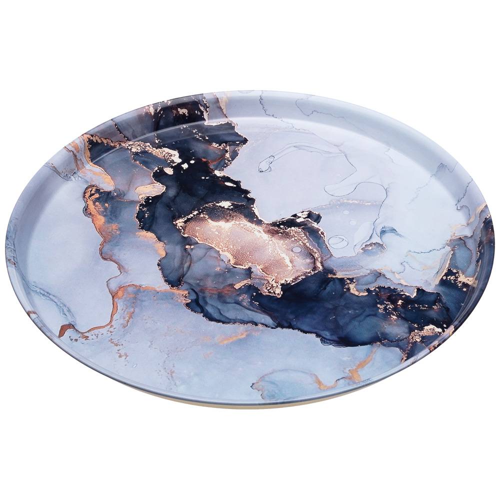 поднос сервировочный agness серия fantasy 33х2,1 см 898-030