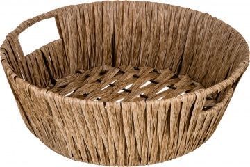 корзинка с ручками коллекция натурель 26х9 см 109-218