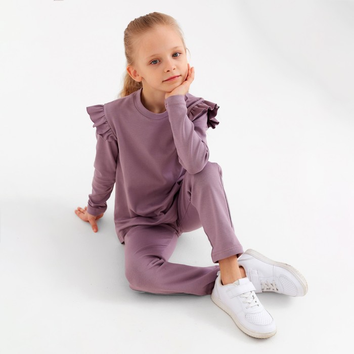 Комплект детский (джемпер, брюки) MINAKU: Casual Collection цвет лемезит, рост 104 7601173