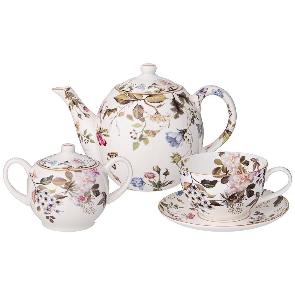 чайный сервиз lefard belle на 6 пер. 14 пр. 86-2529
