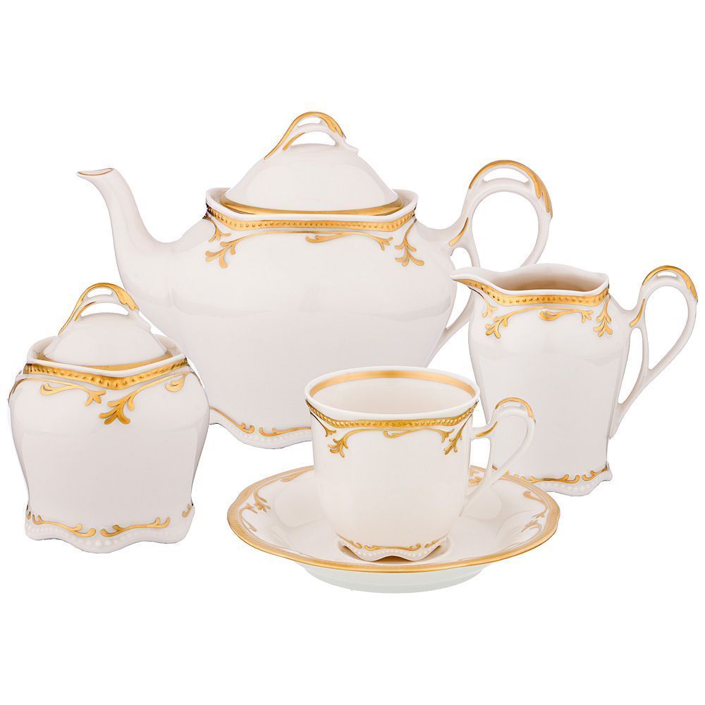 чайный сервиз RUBin cream на 6 персон 15 пр. 1200/200/250/210 мл 662-673