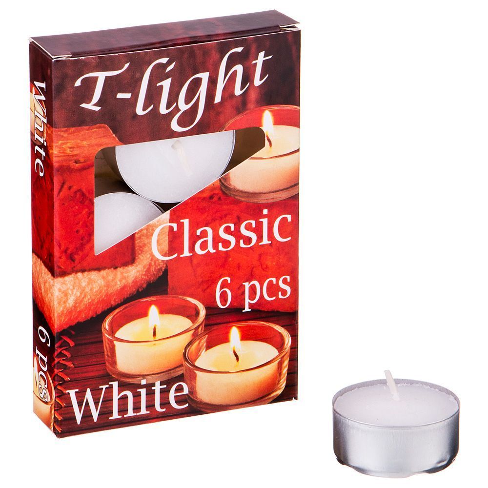 набор плавающих свечей из 6 шт classic белые 348-649 Декоративная свеча CLASSIC цвет белый высотой 2.0000 см диаметром 4.0000 см материал парафин производства польша бренд Adpal общий вес 0,08 кг, купить с доставкой по низкой цене за 61 руб.