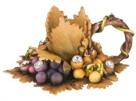 подсвечник виноград 18х18х10 см 341-158