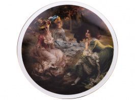 тарелка декоративная диаметр 20 см 606-758